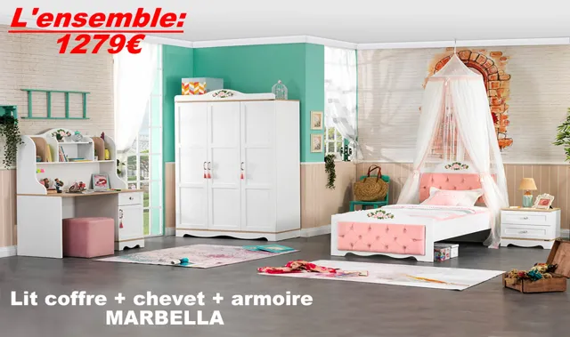  article chambre a coucher 3 elements marbella 2055 php