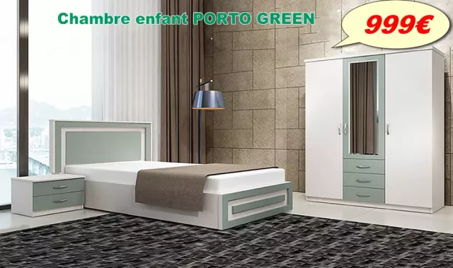  article chambre a coucher 3 elements porto green nil beji 2351 php