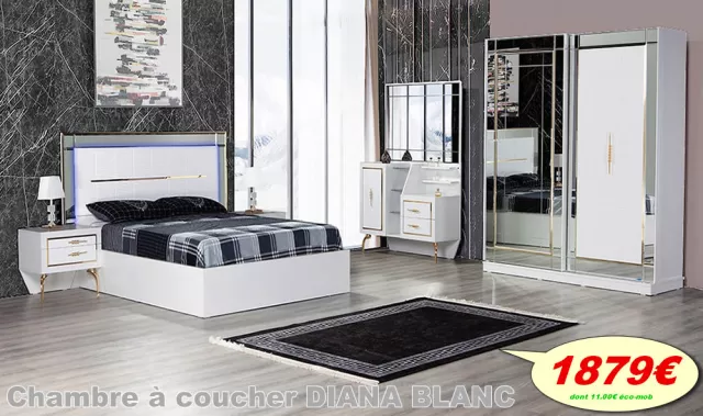  article chambre a coucher 5 elements diana blanc 2038 php